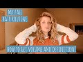 how to get volume AND definition! || my fall hair routine