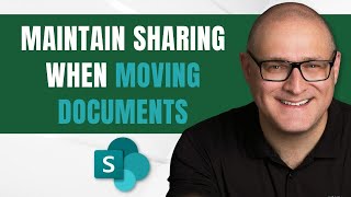 How to maintain Sharing link permissions when moving files in SharePoint Online