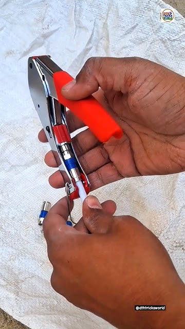 Dth Cable Connector Fitting Dish Cable Joint Connector Rg6 how-to-dish-cable-joint-jantrik-youtube