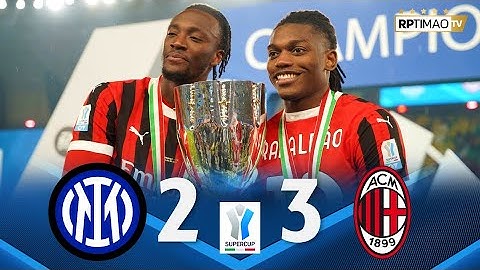 Inter 2 x 3 Milan ● Supercoppa Italiana 24/25 Extended Goals & Highlights ᴴᴰ