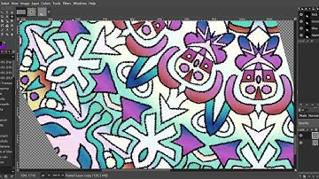 Making a mandala in gimp
