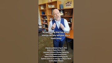 How important is energy density? #environment #safety #science