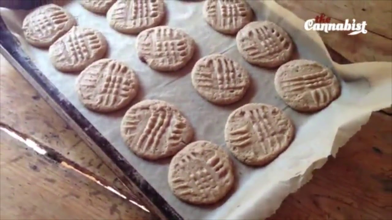 Marijuana recipe Grandma’s small batch peanut butter cookies YouTube