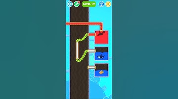 save the fish | save the fish game pull the pin game | mobile game #savethefish #shorts #fishdom