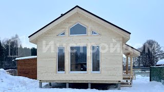 Видеообзор каркасного дома по проекту «Скандинавия-1» 6х8