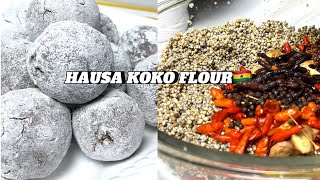 Hausa Koko Flour  Millet Flour For Porridges Fura Zomkom Kunu Etc