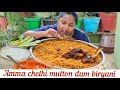 Amma chethi mutton dum biryani  cherry sirisha  cherry sathakshi 