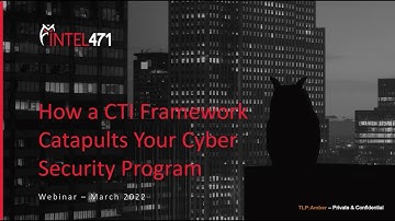 How a CTI Framework Catapults Your Cyber Security Program