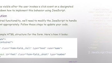 How to _Change Display of a Div_ with a Button Click in JavaScript