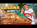Nunca hubiera hecho Lasaña ASÍ si no fuera por MOMO 😱 Receta de Lasaña de carne y masa de Lasaña