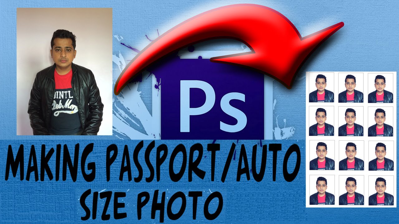 How to make pp (Passport) size photo (Auto size also) [IN NEPALI] - YouTube