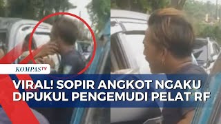 Video Cekcok Pengemudi Mobil Pelat RF Vs Sopir Angkot Viral, Sopir Angkot Ngaku Kena Pukul! screenshot 4