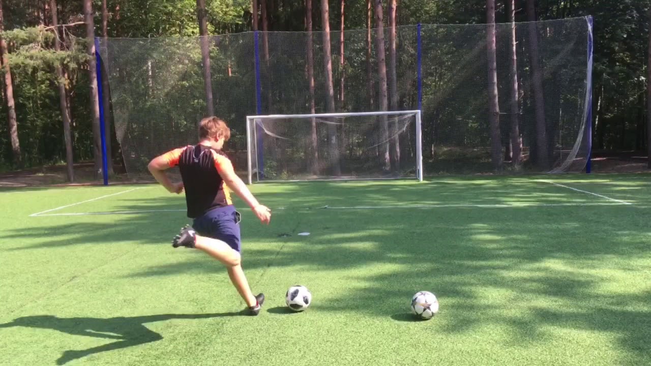 Удары по воротам - YouTube