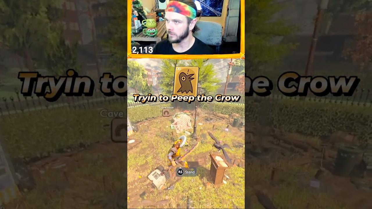 Пытался подглядеть за вороном в GROUNDED 2… и вот что случилось!