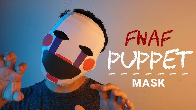 How to make a Fredbear Mask using Paper - DIY FNAF Mask 