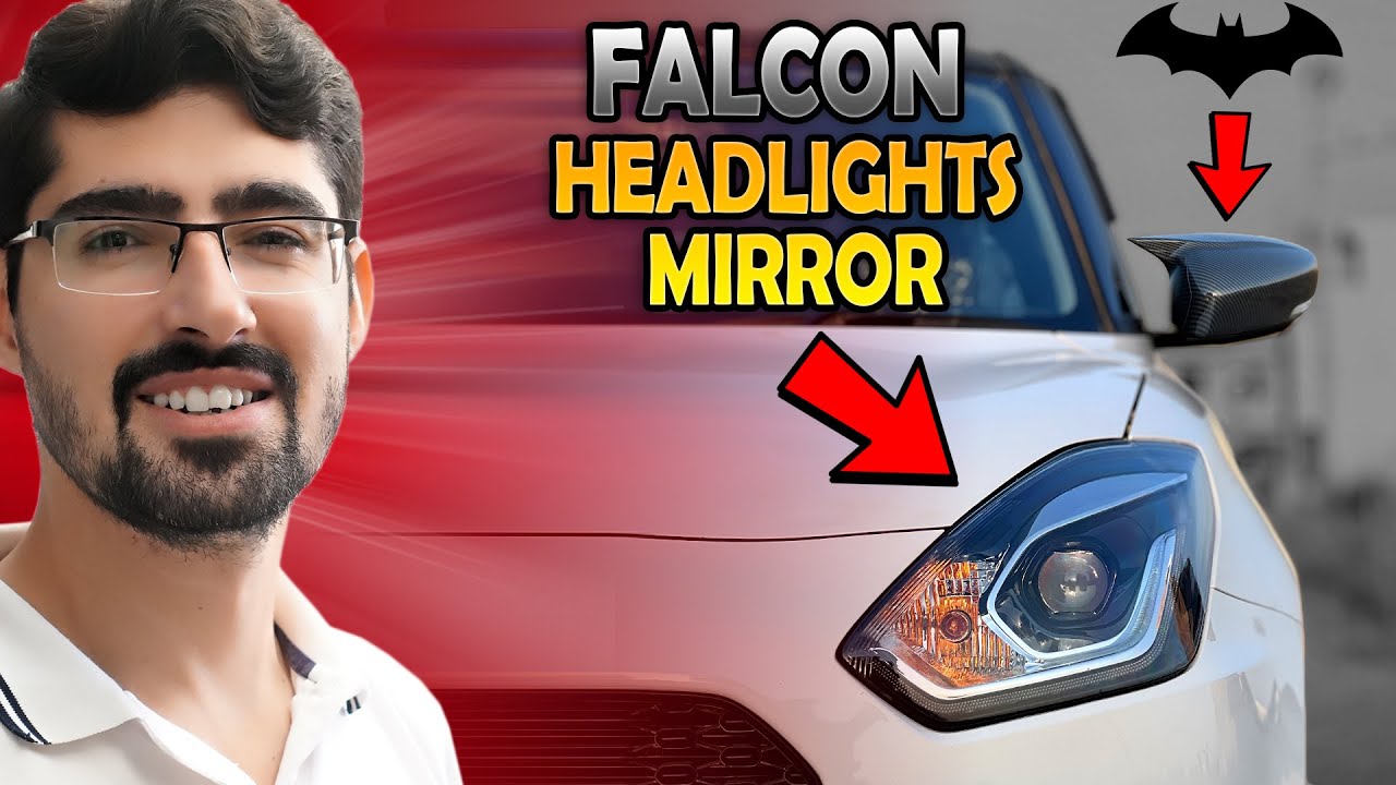 FALCON Swift New Headlights & Batman Style Side Mirrors | Modification Started 😍