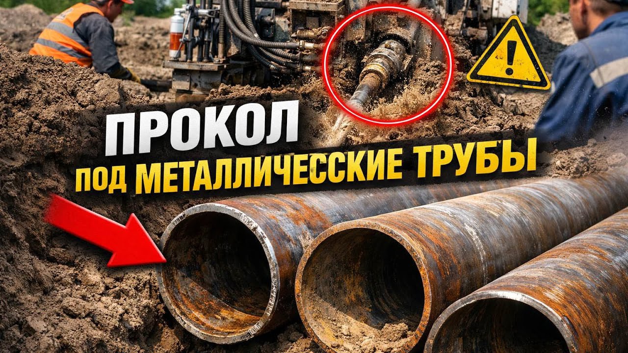 Прокол под металлические трубы - наш первый опыт на ГНП установке