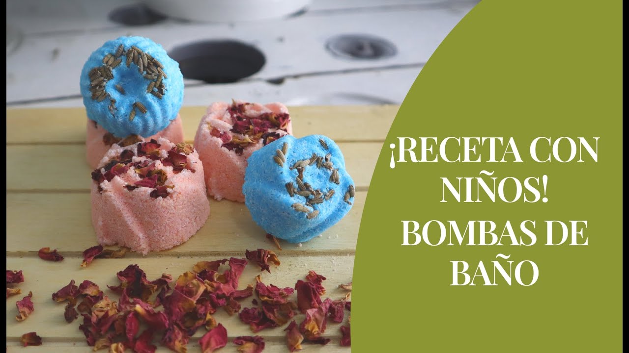 Bombas de baño para hacer con los niños. ¡Explosión de color! 