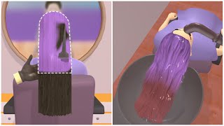 PLAY MAKEOVER 3D GAME RAINBOW HAIR SALON #27 | GAME FOR GIRL | ANDROID/IOS screenshot 3