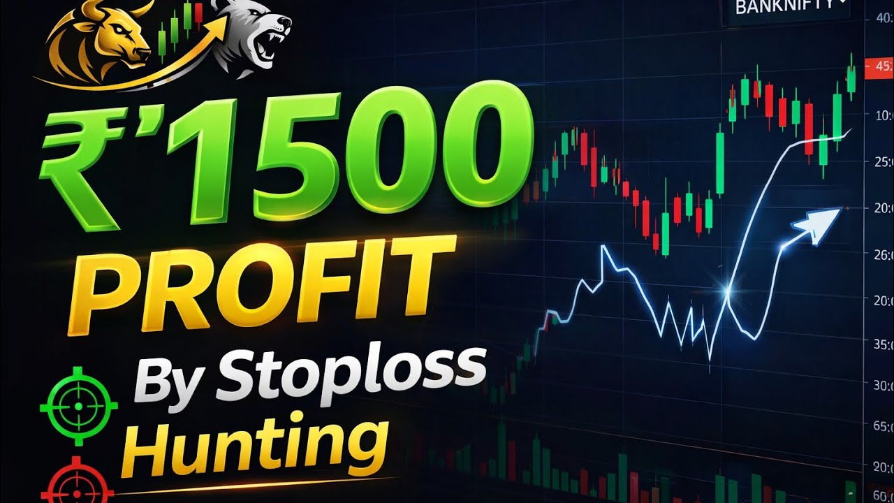 Live Banknifty Option Trading // Option Trading by Stoploss hunting 