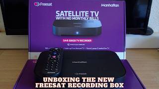 New Freesat Recorder Manhattan S4-R Unboxing & First Look