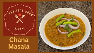 Chana Masala Black Chickpeas Recipe