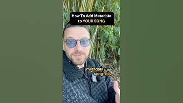 How to add meta data to your song file. #musicproducer #metadata #songwriter