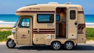 Nobody Expected This Tiny 3-Wheel Camper to Have THIS Much Space! 😱🔥
