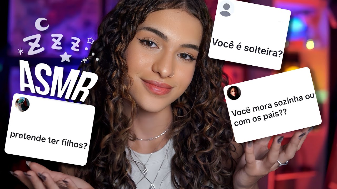 ASMR - Respondendo Suas Perguntas com Sussurros Suaves 💤✨