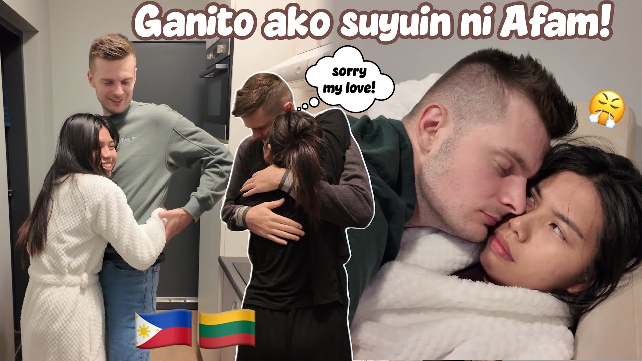 Ganito ako suyuin ng aking Lithuanian husband kapag galit ako haha! 