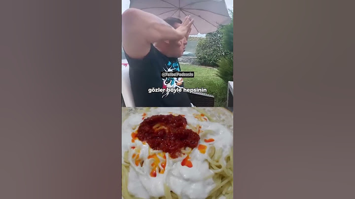 Nihat Kahveci Spagetti anısı