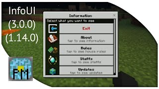 ▫️Pocketmine Plugin▫️InfoUI v0.1