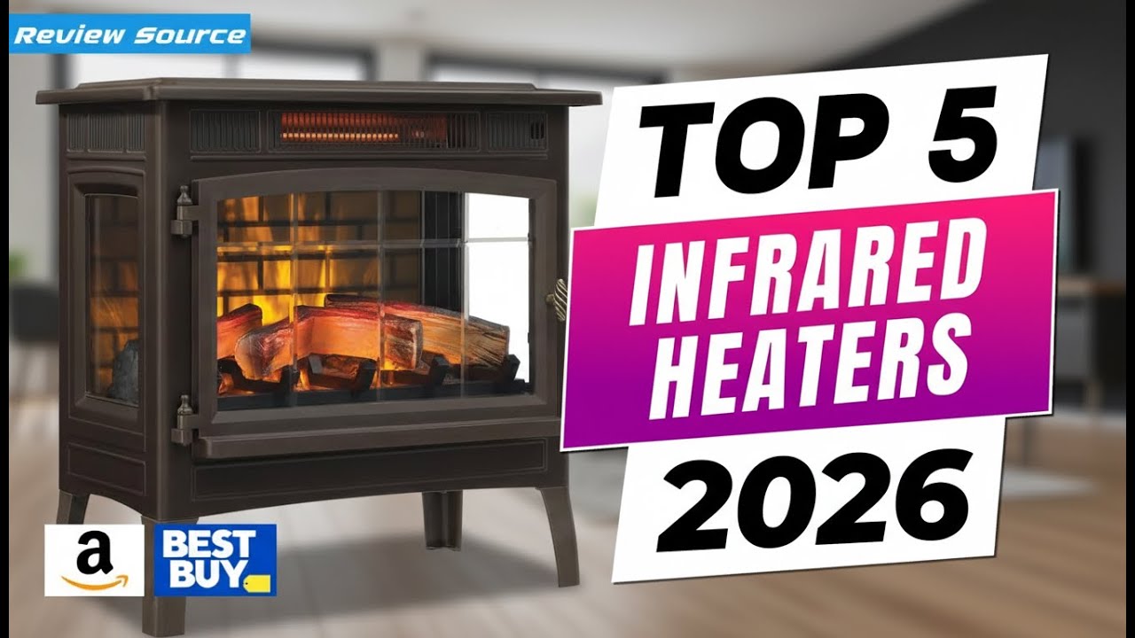Top 5 Best Infrared Heaters 2026 for Large Rooms & Small Spaces - YouTube
