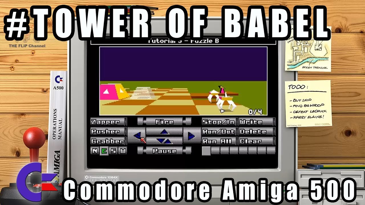 Tower Of Babel - Commodore Amiga 500 Gameplay Demo