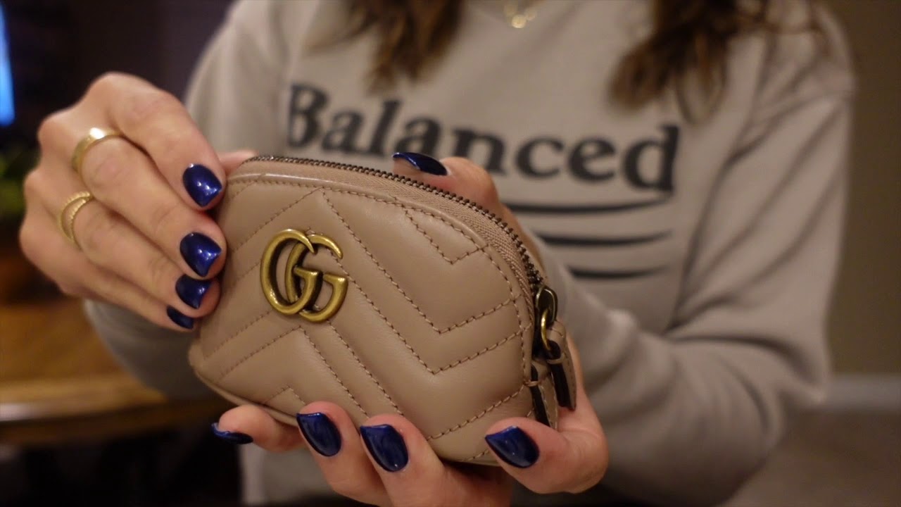 GUCCI GG MARMONT KEY CASE REVIEW \u0026 WHAT 