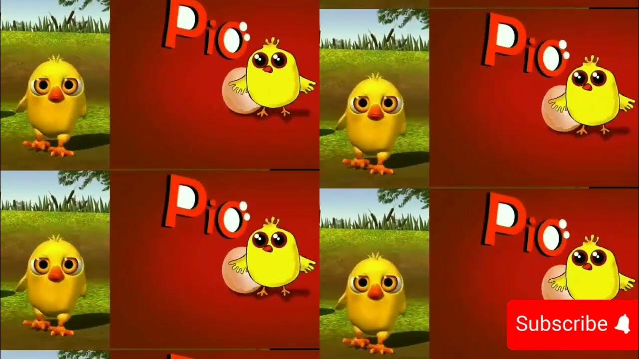 El Pollito Pio Versus Pulcino Pio bailando en la granja comparison ...