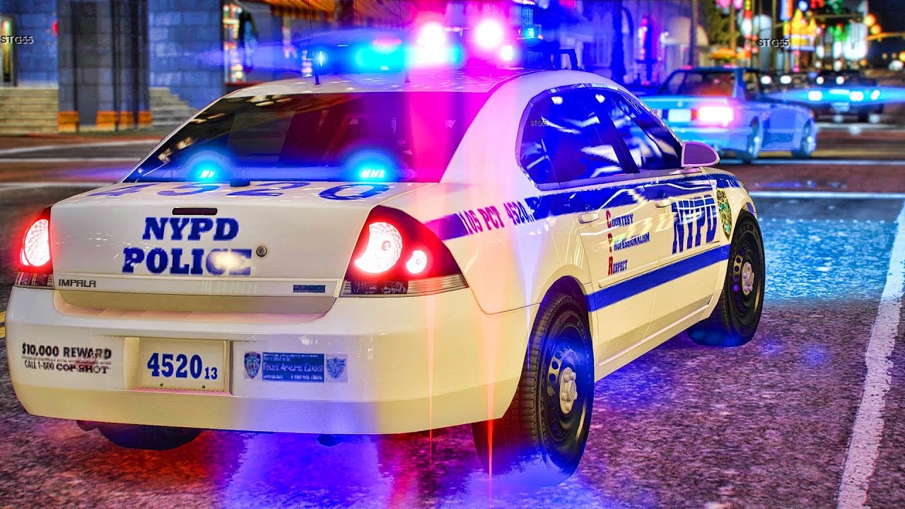 Playing GTA 5 As A POLICE OFFICER City Patrol| NYPD|| GTA 5 Lspdfr Mod| 4K