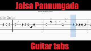 Video thumbnail of "Jalsa Pannungada guitar tabs,notes,tutorial."