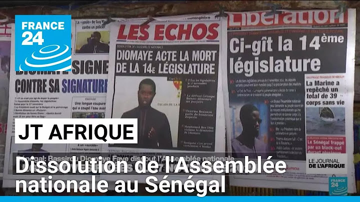 Sénégal : les élections législatives se tiendront le 17 novembre 2024 • FRANCE 24