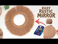 Jute Mirror | Easy & Budget-Friendly Wall Decor Idea