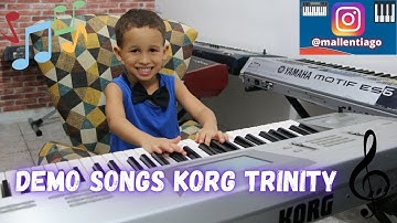 KORG TRINITY DEMO SONGS ( DEMONSTRAÇÃO DO DISKET) by TIAGO MALLEN #korg #teclado #tecladista #brasil