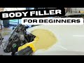 Simple steps when using bodyfillerbondo on small dents