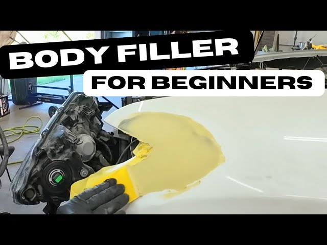 How to use automotive body filler to repair your car or restoration  project. 