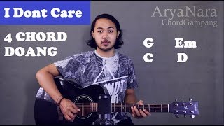 Chord Gampang (I Dont Care - Ed Sheeran Justin Biebier) by Arya Nara (Tutorial Gitar) Untuk Pemula