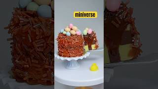 Make a Mini Easter CAKE 🩷 #miniverse #makeitmini #miniverseremix #miniature #shorts