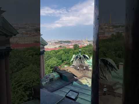 ПИТЕР | КРЫШИ | ВИД С КОЛОННАДЫ ИСААКИЕВСКОГО СОБОРА