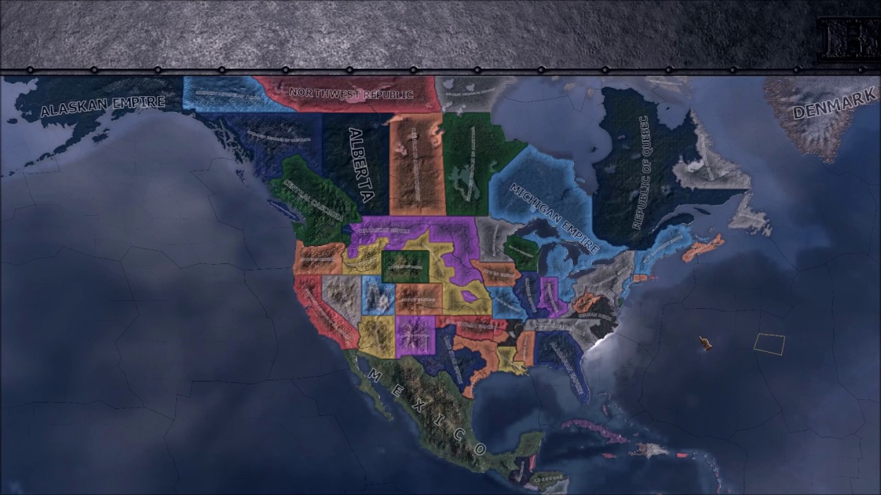 What if the United States Fell Apart?(HOI4 Timelapse) - YouTube