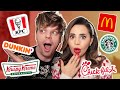 We ONLY ate HOLIDAY Fast Food for 24 HOURS!!