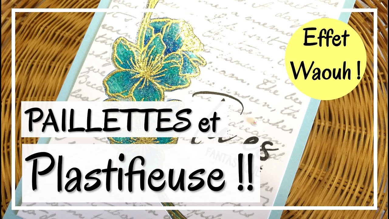 PLASTIFIEUSE : 4 techniques A ESSAYER !! ça brille !! Lancez-vous ! Tuto scrapbooking, carterie, DIY