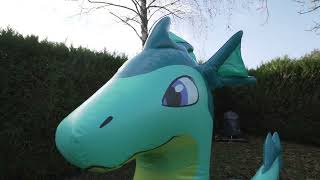 inflatable sea dragon puffypaws
